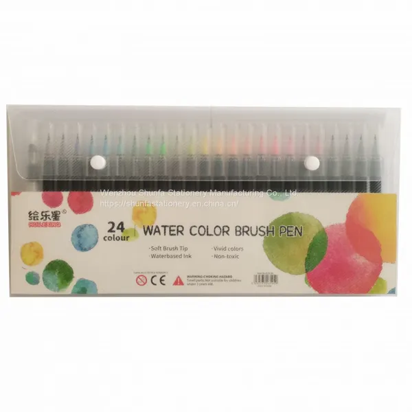 Factory Price Customized OEM Design High-quality 12+1color Soft Brush Water Color Pen for Students' Art Calligraphy photo-3