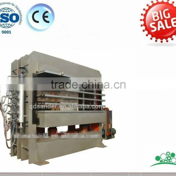 Wood Bases Panel Hydraulic Heat Press/woodworking Machinery BY214*8/900 Ton (11 Layers)