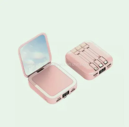 Large Capacity Phone Chargers Power Banks With Mirror photo-2
