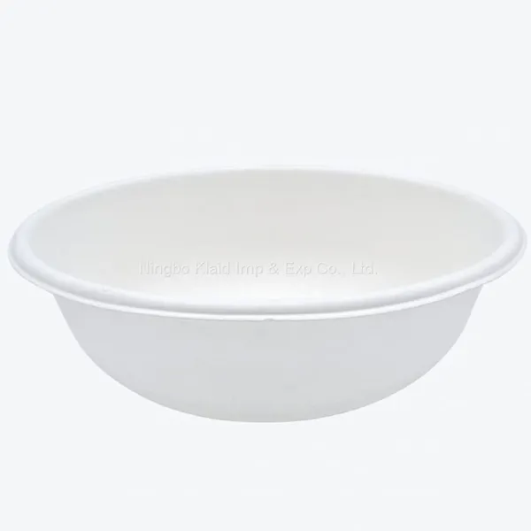 800ml Custom Printed Eco-Friendly Waterproof Bagasse Disposable Bowls Bowl (500/CS) photo-2