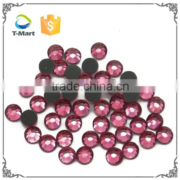 Ss6-ss40 Multicolor Flatback Round Adhesive Crystal Rhinestone Hot Fix/DMC Hot Fix Rhinestone photo-2