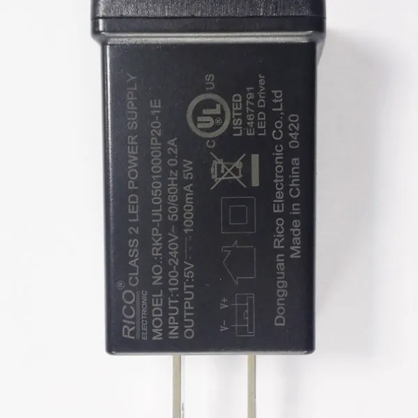 High Quality 5W Usb Charger for Gooseneck Cable Usb Micro-b Power Supply Adapter photo-3