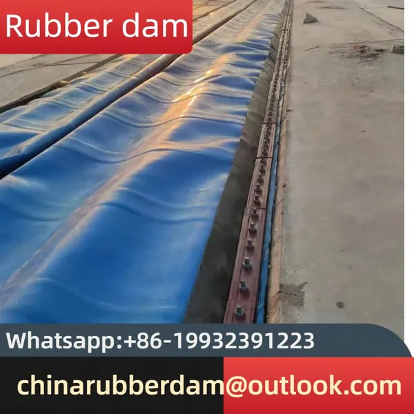 Inflatable Flood Control Dam, Divided by Water, Flood and Gas, Shield Dam Construction, Overall Slope Rubber Dam photo-5