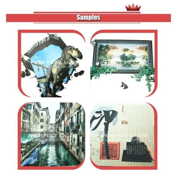 Perfect Laser 3D UV Vertical Direct To Mural Inkjet Printer Ceramic Tile/Wooden Board Wall Painting Machine photo-4