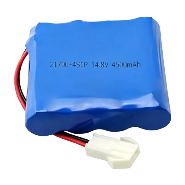 21700 Cylindrical Cells 4S1P 14.8V Li-Ion Battery Pack 4500mAh for Portable Outdoor Led Lights