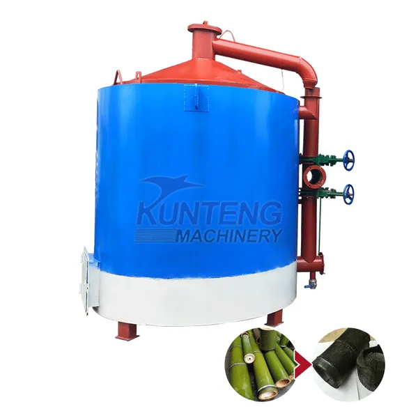 Hoisting Bamboo Charcoal Making Machine Kiln Carbonization Furnace EPC
