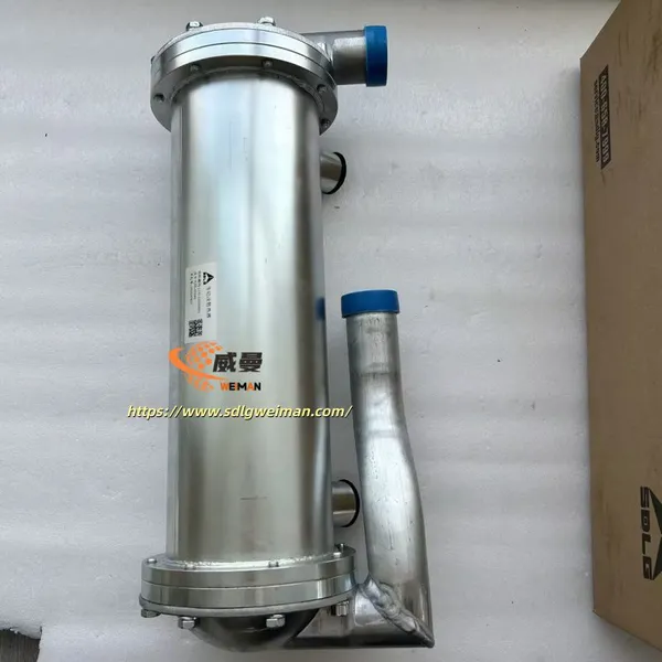 Origianl SDLG 4120006094 LG02S Transmission Oil Radiator for Wheel Loader LG953 LG955F Spare Parts photo-2