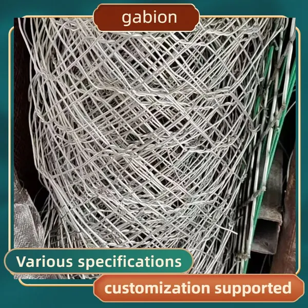 Landscape Anti-corrosion Gabion Mesh, Flood Control Hexagonal Woven Wire Mesh, Good Permeability Gabion Mesh, and Reno Mattress photo-2