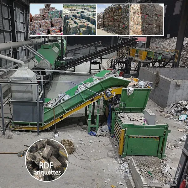 Equipamento de Gerenciamento de Resíduos de Aterro Sanitário, Separador de Resíduos, Máquina de Processamento de Resíduos Sólidos, Instalação de Triagem de Resíduos EPC