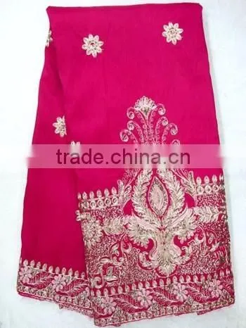 indian george fabric lace embroidery j227-6