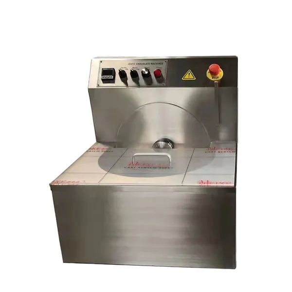 Mo-Qdmech Wheel Type Chocolate Tempering Machine LS058 Food Grade Stainless Steel Automatic Temper Control 5-15kg