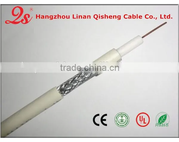 75 Ohm Coaxial Cable RG6 Low db Loss Cable and Wire for CATV Satellite System CE RoHS UL Approved Vga Cable photo-2