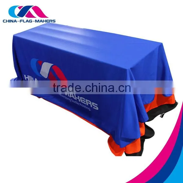 Custom Full Color Promotion Printing Fabric Tablecloth photo-2