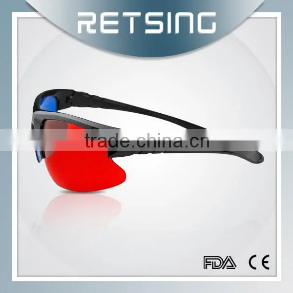 Beautiful Designer Plastic Vision Red Blue 3d Plastic Glasses for Cinema and Tv-KX30 photo-4