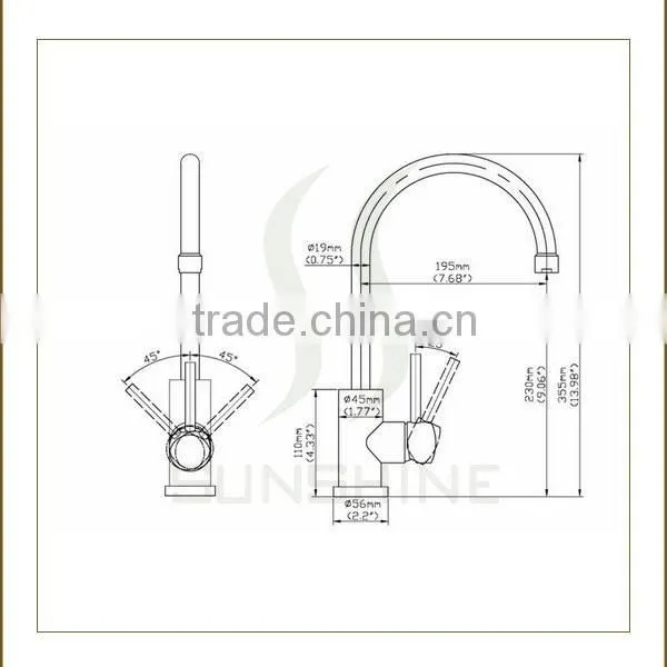 FT-A-19B Popular Stainless Steel Lead Free Kitchen Faucet photo-3