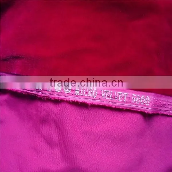 Good Quanlity 100% Polyester Dyeing Mirco Velvet 9000 photo-2
