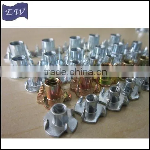 t Nuts M6,furniture Insert t Nuts With 4 Prongs (DIN1624) photo-4