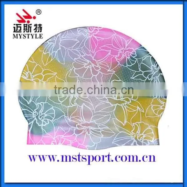 Good Quality Silicone Waterproof Oem Swimming Caps photo-4