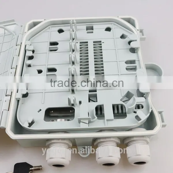 China Supplier O Ptical Plastic Box 12 Core Fiber Optic Termination Splitter Box photo-3
