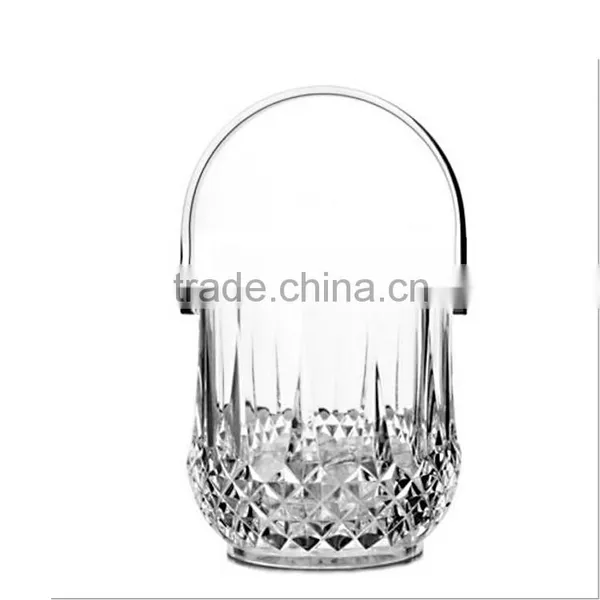 Double Wall Handle Champagne Bucket Cooler Beer Ice Bucket With Leak Mesh and Tong photo-4