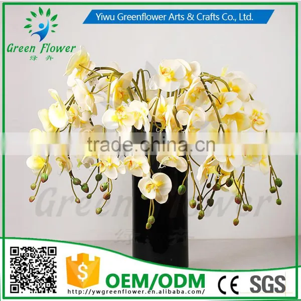 Greenflower 2016 Real Touch PU Latex Moth Orchid Artificial Flowers for Wedding Decrations Flowers photo-5