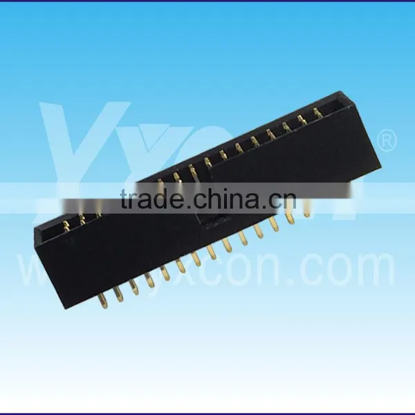Dongguan Supplier 2.54mm Pitch UL Certificate Straight Dual Row Box Header Connector photo-6