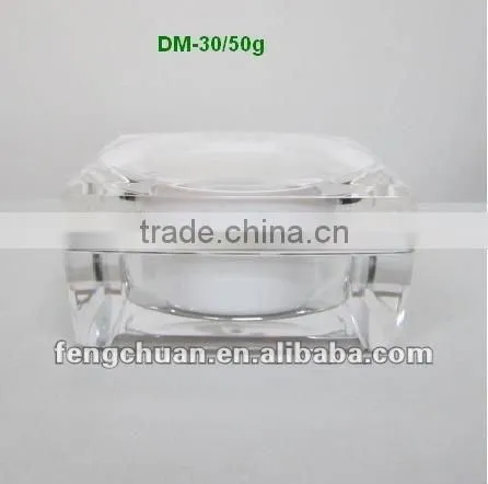 Square Acrylic Cream Jar