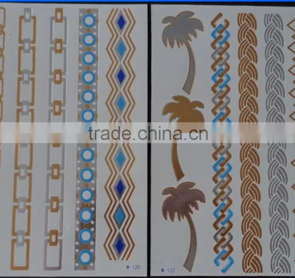 Hot Selling Arabic Tattoos/flash Metallic Tattoos/metallic Tatoo photo-2