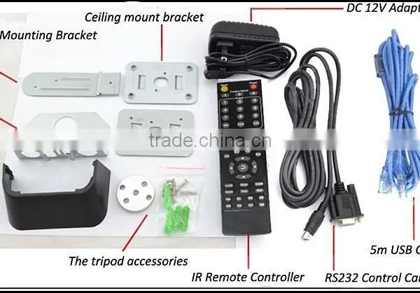 USB2.0 HD Video Output 1/2.7" 1080P HD Color CMOS Video Conference System Camera Support USB Wire Control PTZ (SCV-HD652) photo-3