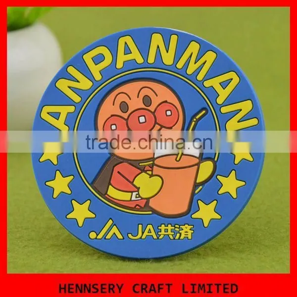Embossed Logo New Design Silicone Coaster photo-3