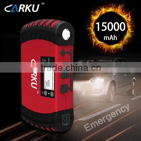 15000mAh Toyota Parts Accessories Tool Set Multi-function Powerbank LCD Display Auto Battery Portable Vehicle Car Jump Starter photo-4