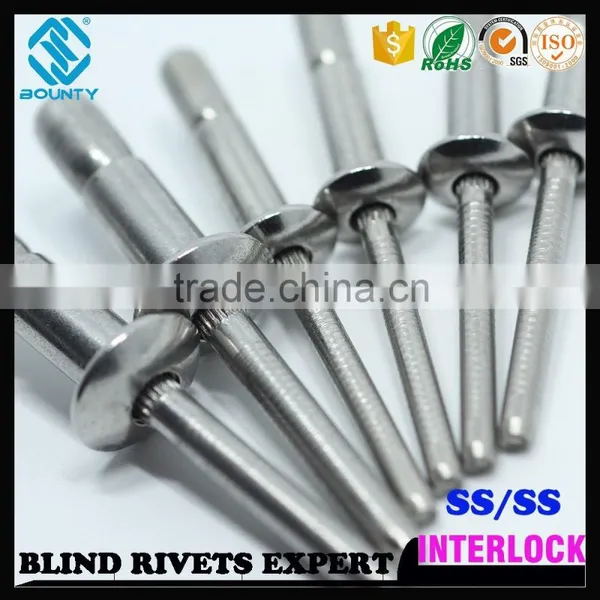 FACTORY HIGH QUALITY STRUCTURAL INTER-LOCK RIVETS photo-2