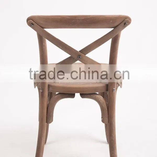 Children Room Wholesale Baby Wood Cross Back Armless Chair /baby Sitting Chair(CH-614S-OAK) photo-2