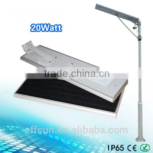 Aluminum Die Casting IP65 Outdoor Solar Street Light, All in One Street Lighting photo-4