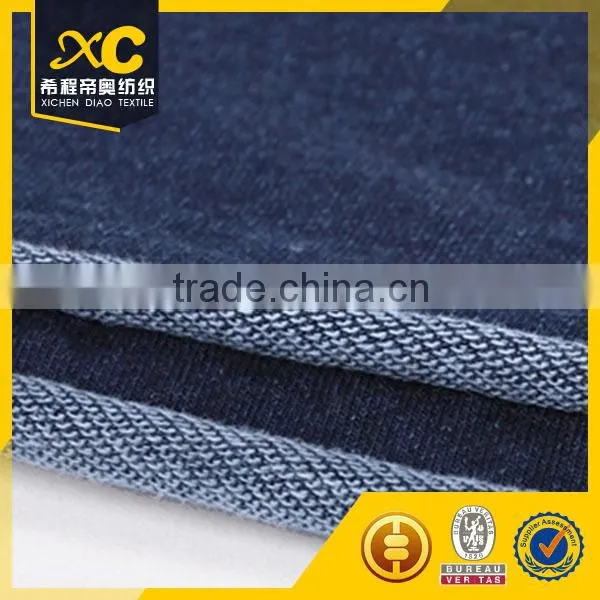 Cotton Polyester Knit Twill Denim Fabric photo-4