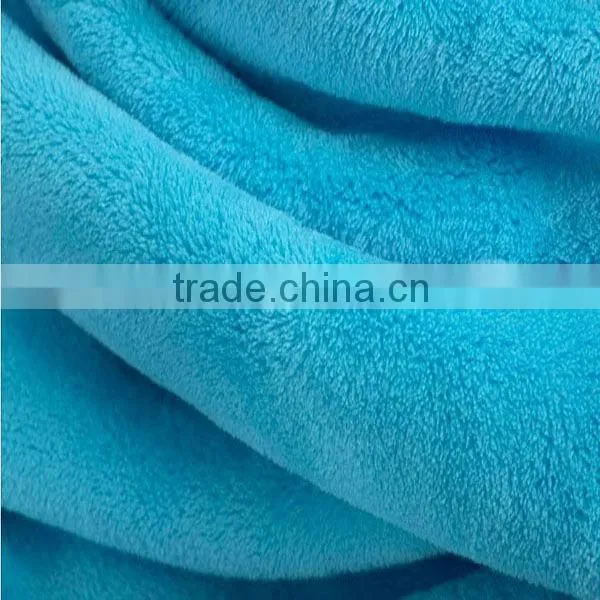 High Qualiuty Sufer Soft Coral Fleece Fabrc for Producing Blanket