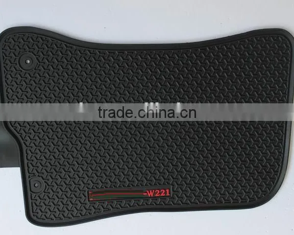 Custom Fit 5-Piece Full Set Ridged Heavy Duty Rubber Floor Mats For BENZ W221 photo-6