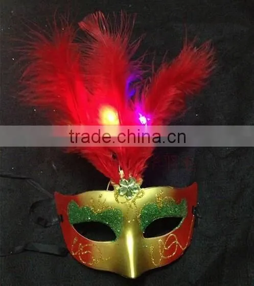 Cosplay Light up Mask Terrrible Ghost 3d Embossed Led Light Mask Light up Mask photo-2