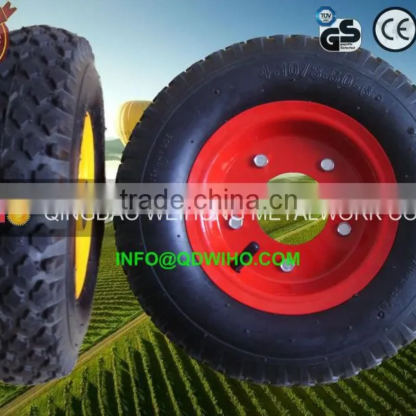 3.50-6Export Quality Pneumatic Rubber Wheel