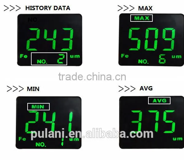 Dual Use of FE and NFE Coating Thickness Gauge With Max 20 Store Data photo-5