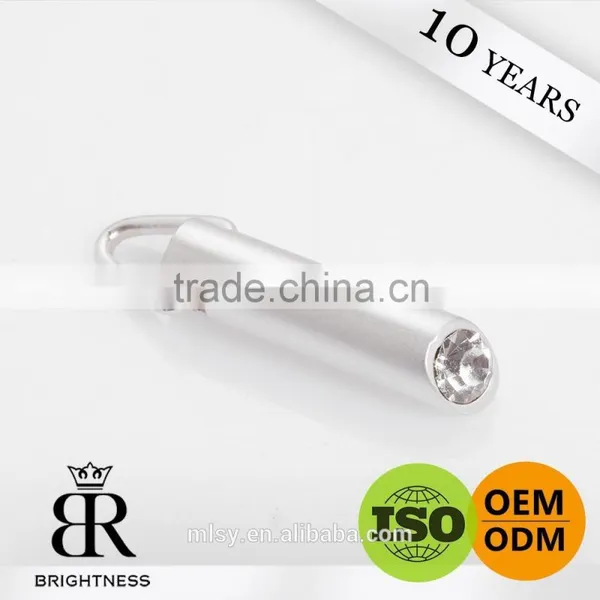 Special Metal Zipper Puller With Rhinestone for Handbags B1-80047