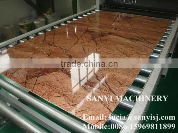PVC Imitated Marble Wall Panel/HouseDecoration Machine/Production Line photo-4
