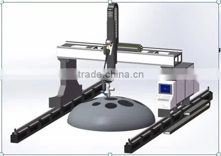 Gantry Cutting Robot of Intersecting Lines on Cylindrical Shell and Head photo-4
