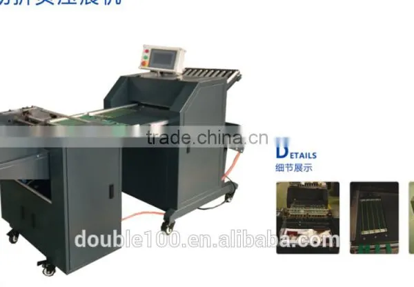 Automatic Paper Creasing and Folding Machine With Feeder