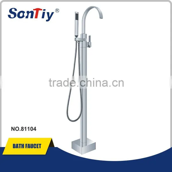 Professional Multifunction Shower Living Floor Stand Bathroom Mixer photo-4