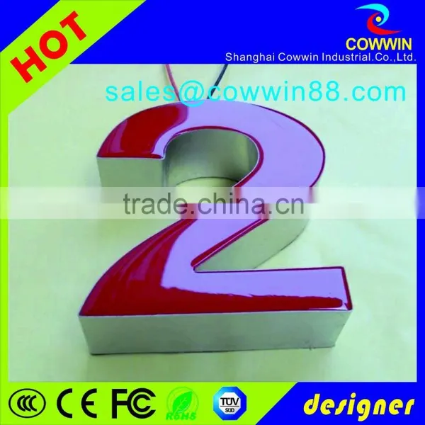 3D Lighting Acrylic Mini LED Channel Letter Sign / Bending Machine Making Acrylic Face photo-4