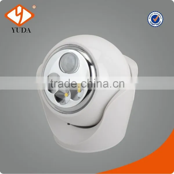 Three LED Rotatable Cute LED Night Motion Sensor Light