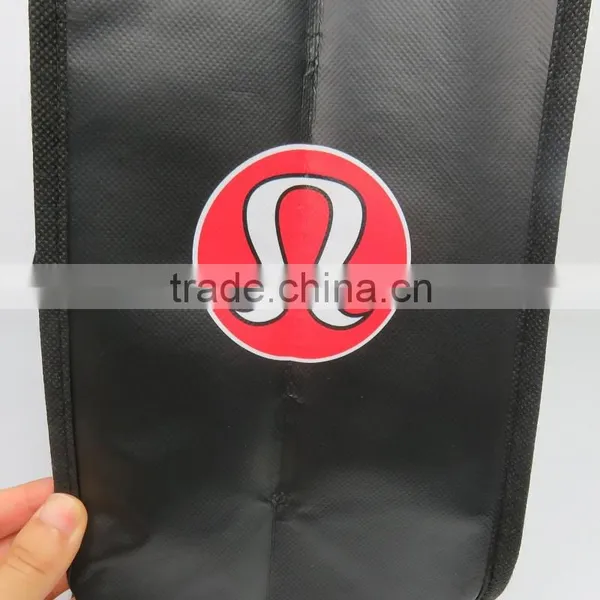 King Size Black Lululemon Reusable Tote Bag photo-4