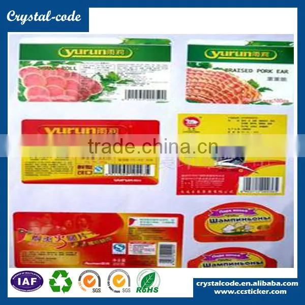 2015 Good Adhesive Soon Delivery Canned Food Label,food Label Sticker photo-3