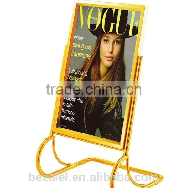 Display Stand Outdoor Billboard Signs Custom Stainless Steel Titanium Display Stand